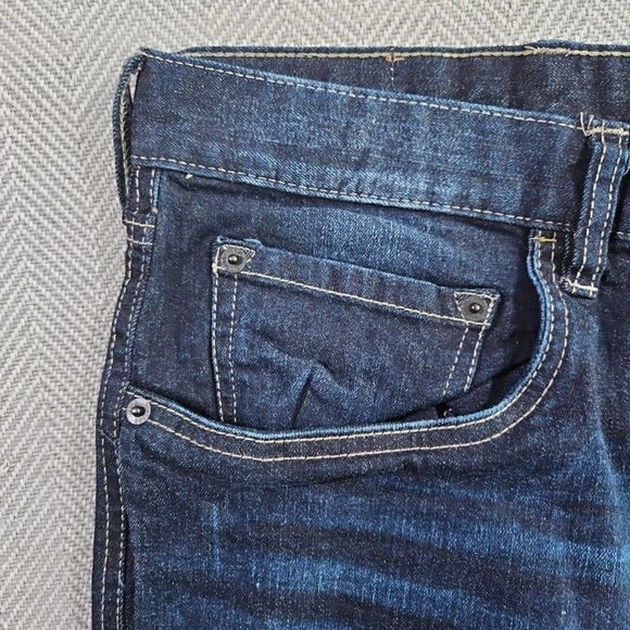 Weatherproof Men's Jeans Vintage 48x30 Dark Wash Comfort Relaxed Cotton Spandex - Picture 9 of 16